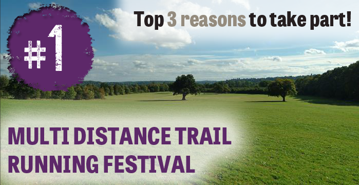Multi distance trail running festival